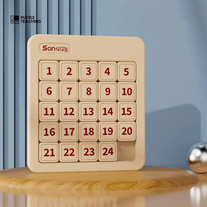 Magnetic Sliding Number Puzzle Game