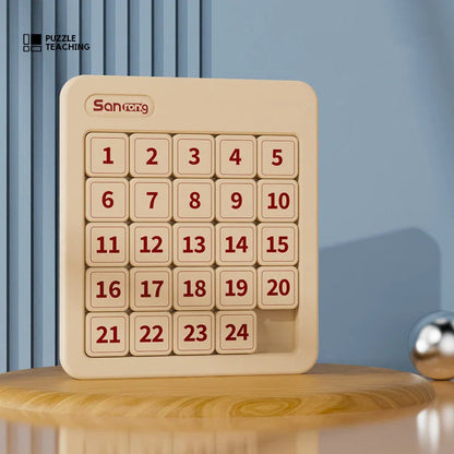 Magnetic Sliding Number Puzzle Game