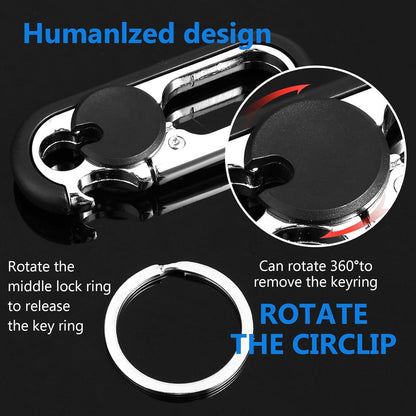 Heavy Duty Car Keychains with Bottle Opener