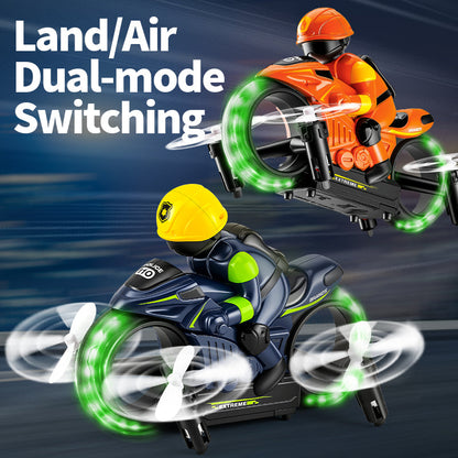 2 in 1 Flying Motorbike – Land & Air Dual Mode RC Motorcycle