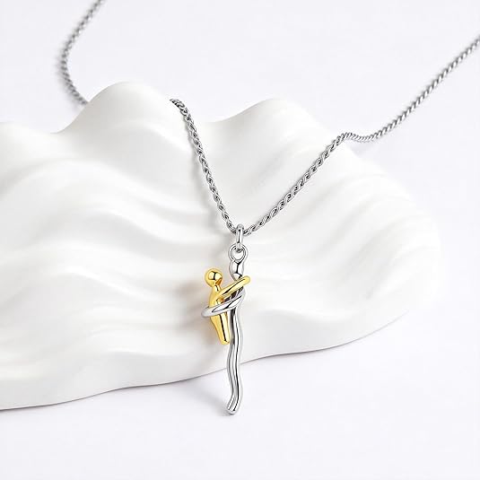Mother & Child Hug Necklace – A Symbol of Endless Love