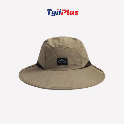 Unisex UV Protection Bucket Hat with Neck Flap – Breathable Sun Hat for Hiking, Fishing & Outdoor Adventures (Adult & Kids)