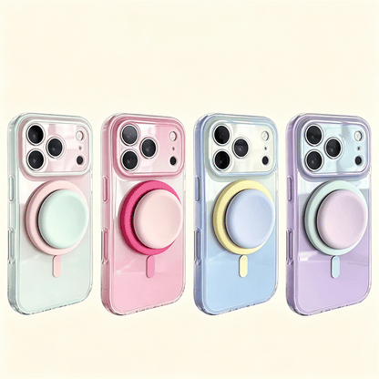 TYIIMAX™ Magnetic Gradient Phone Case with Liquid Stand for iPhone