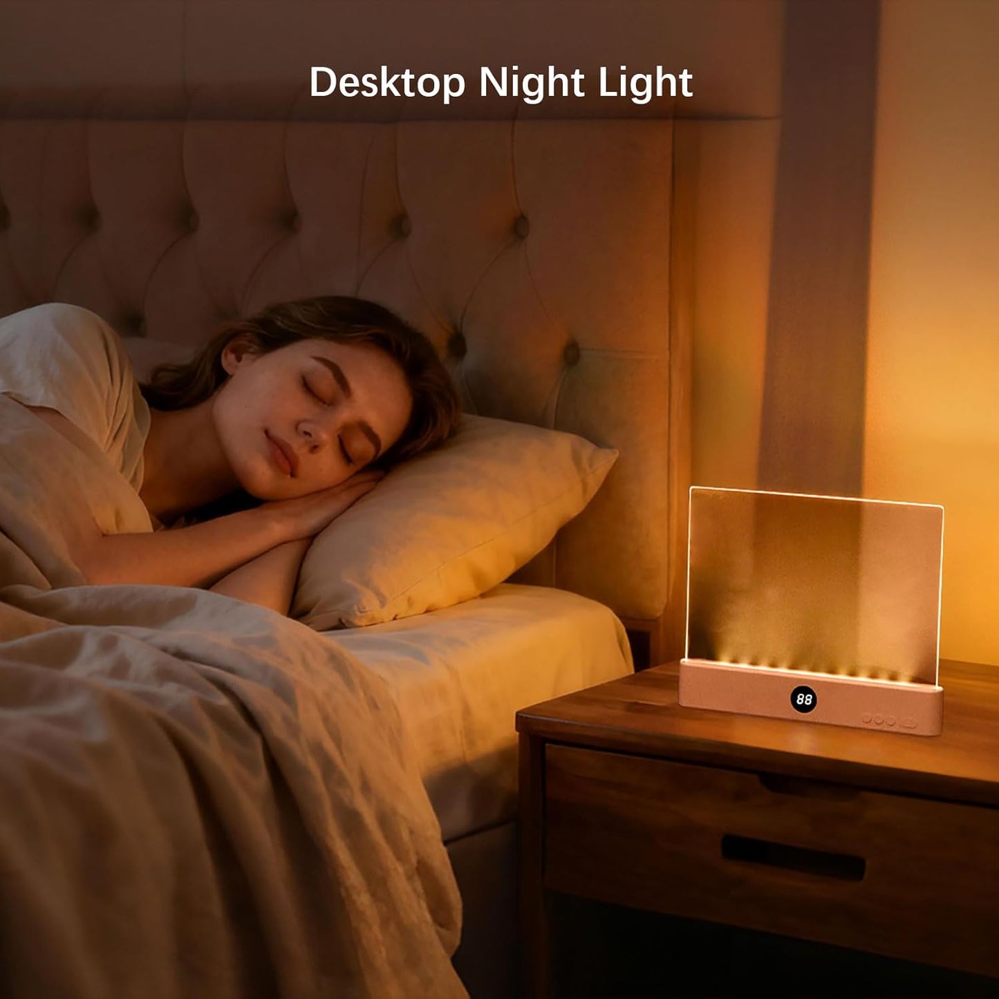 Rechargeable Flat LED Book Light 🌟 3 Colors Timer Perfect Night Reading