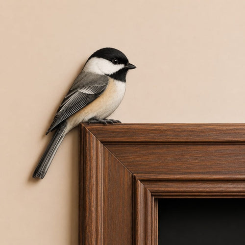 🐦 Bird Wooden Door Topper – Decorative Bird & Christmas Door Accent