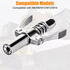 Double Handle High Pressure Quick Release Grease Coupler