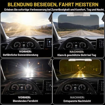 Sun Visor Extension Car Windscreen Sun Protection Anti-Glare Blend