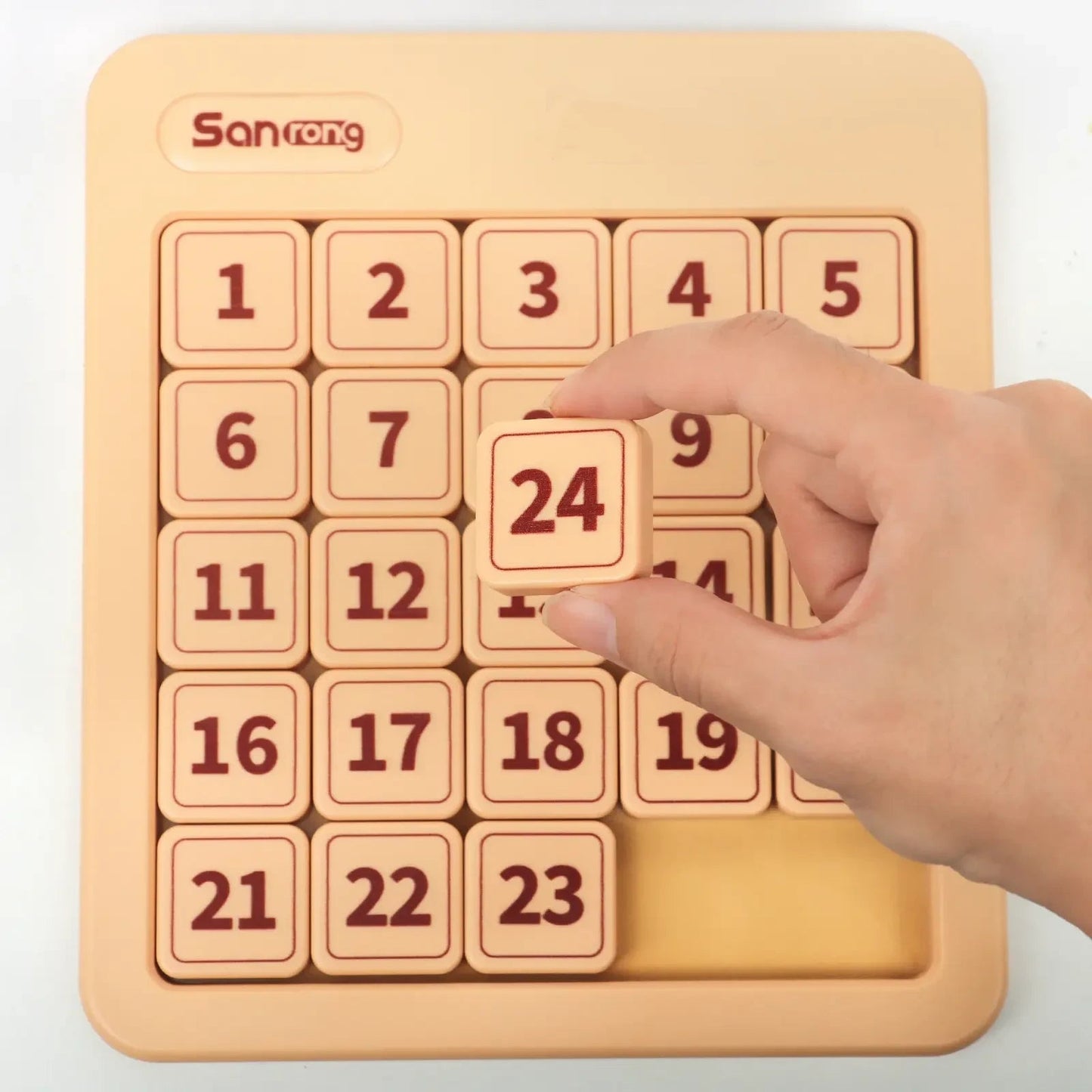 Magnetic Sliding Number Puzzle Game