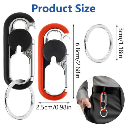 Heavy Duty Car Keychains with Bottle Opener