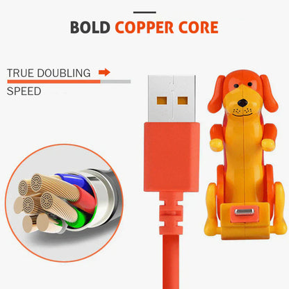 Funny Humping Dog Fast Charger Cable - Fun & Efficient Charging