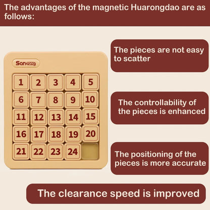 Magnetic Sliding Number Puzzle Game