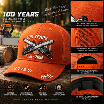 🔥 100th Anniversary Commemorative Trucker Cap