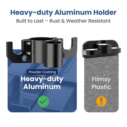 🚗Aluminum RV Towing Chain Organizer & 7-Way Plug Holder