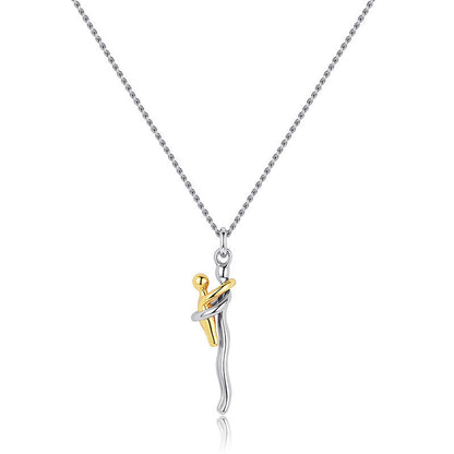 Mother & Child Hug Necklace – A Symbol of Endless Love