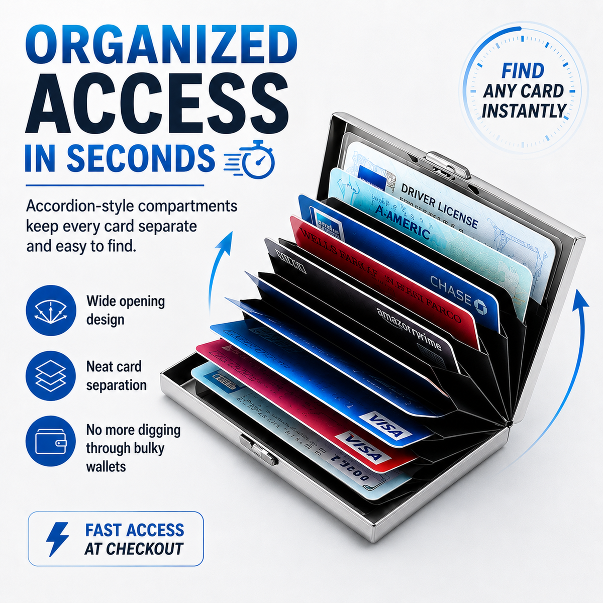 Tyiimax™ RFID Blocking Metal Card Holder
