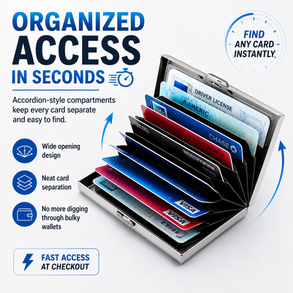 Tyiimax™ RFID Blocking Metal Card Holder