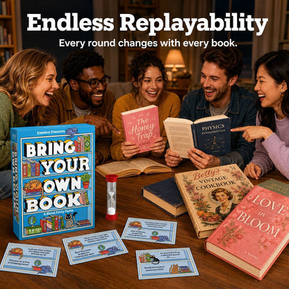 📚🐱Bring Your Own Book: A Novel Party Game(📦Buy 2 Free Shipping)