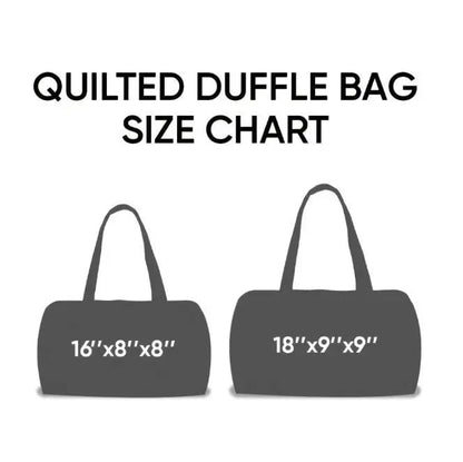 Unisex Boho Quilted Weekender Travel Bag, Lightweight & Comfortable, Hippie Design