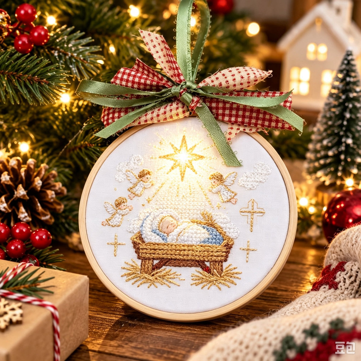 🎄Complete Christmas Embroidery Ornament DIY Kit