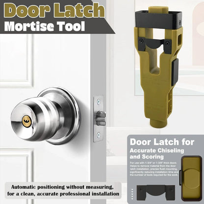 🛠️Door Latch Mortise Tool For Use With 1-3/4" or 1-3/8" Thick Door