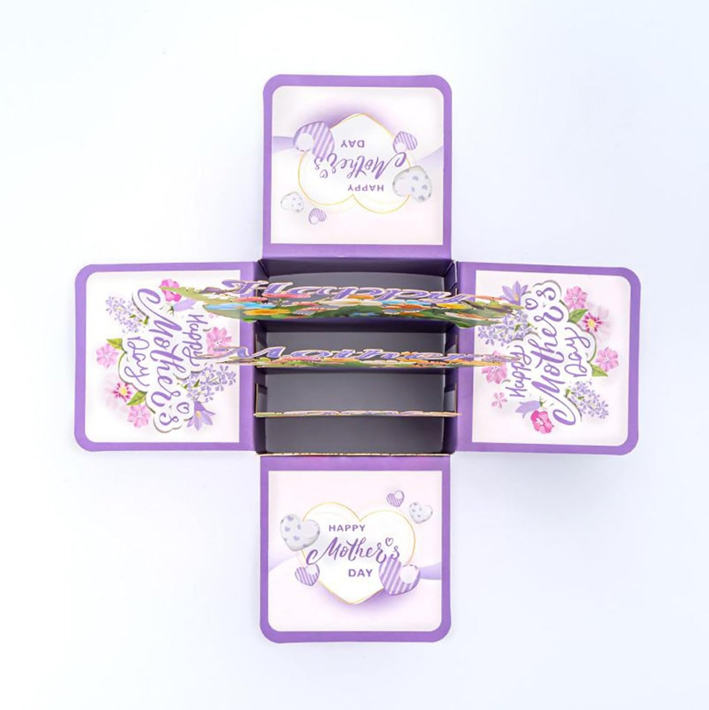 3D Pop-up Greeting Card - Pop-up 3D Flower Greeting Card for Mother