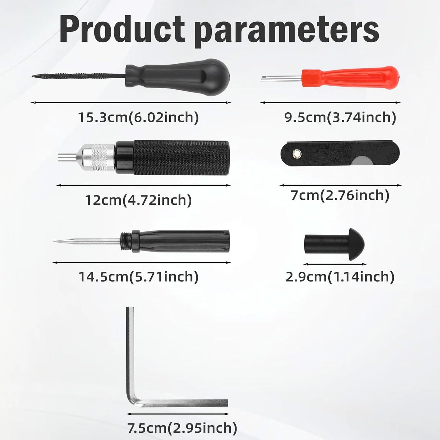 Mushroom Tire Repair Kit – Compact Roadside Puncture Tool Set