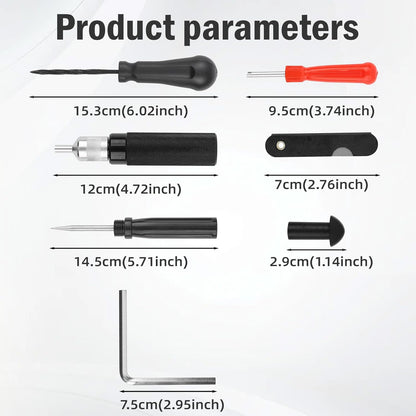Mushroom Tire Repair Kit – Compact Roadside Puncture Tool Set