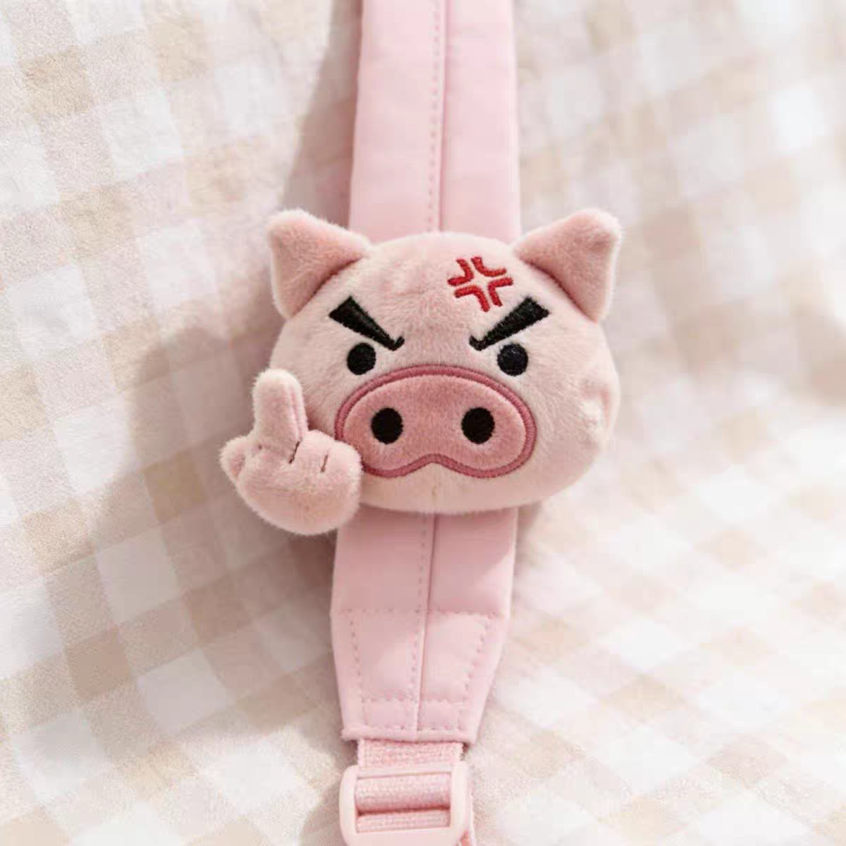 Cute Angry Pig Plush Toy