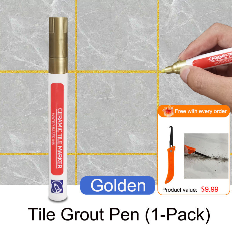 Anti-mould and waterproof joint pen for ceramic tiles
