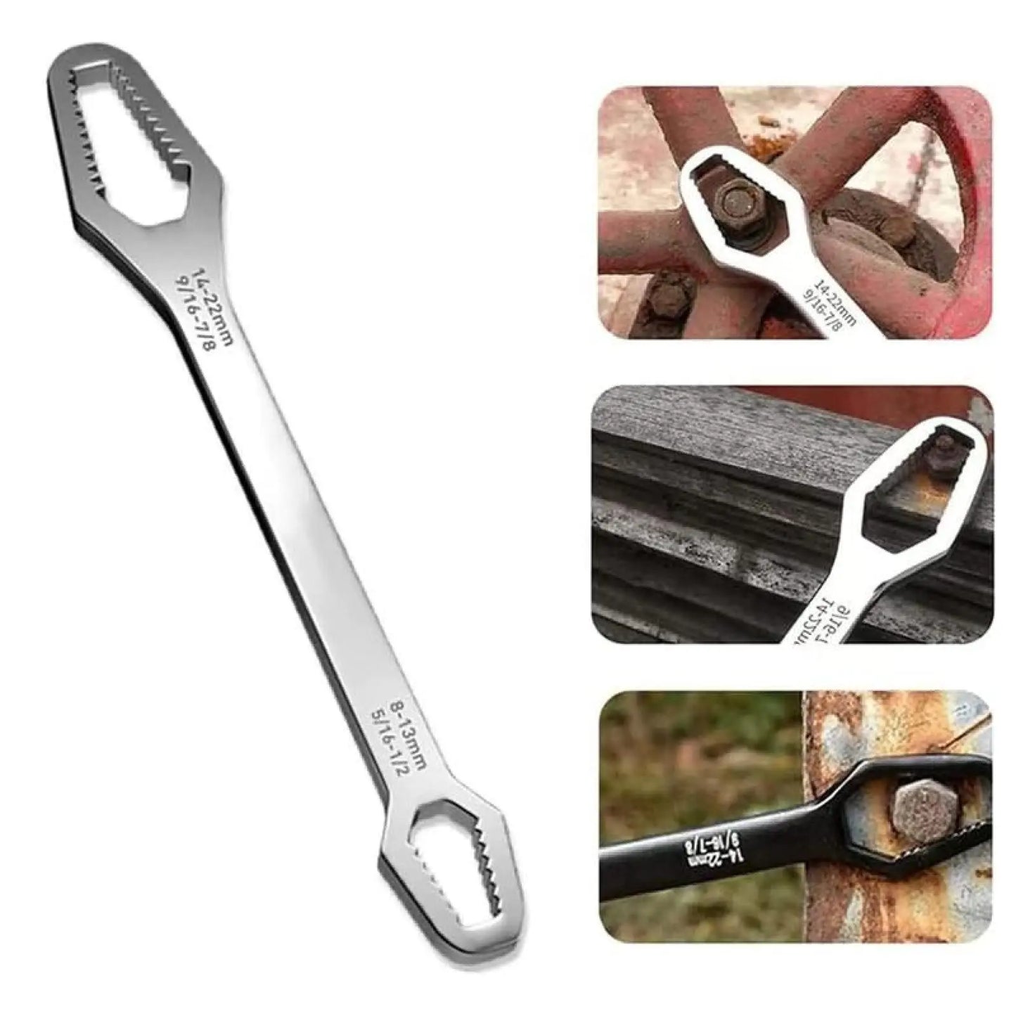 Universal Dual-Head Torx Spanner | 8–22 mm, Non-Slip | Free Shipping Today Only