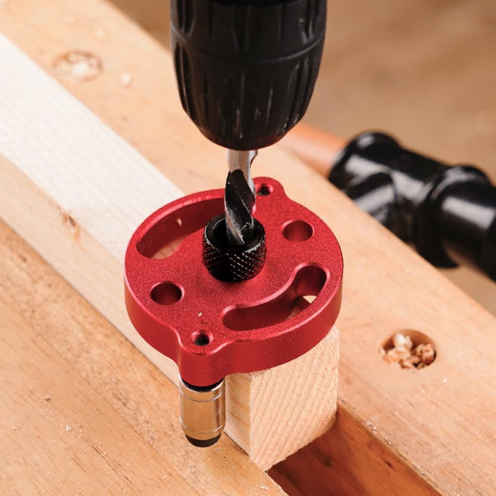 🛠️Self-Centering Doweling Jig – Precision Drill Guide for Perfect Wood Joints