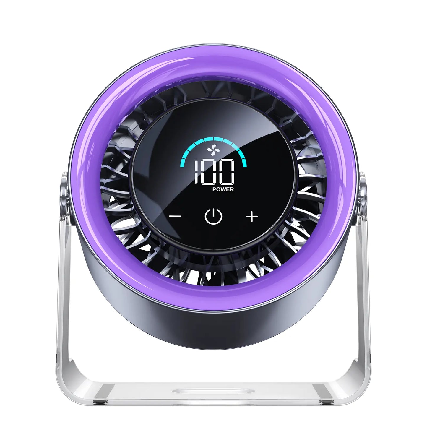 TyiiPlus Digital Display Quiet Table Fan with Turbo Airflow