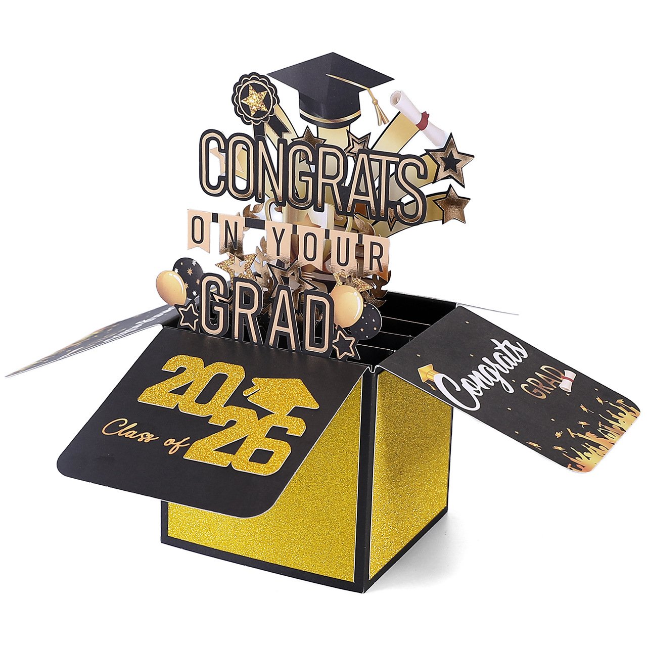 🎓Graduation Pop Up Card 2026 - 3D Happy Graduation Card with Envelope💌