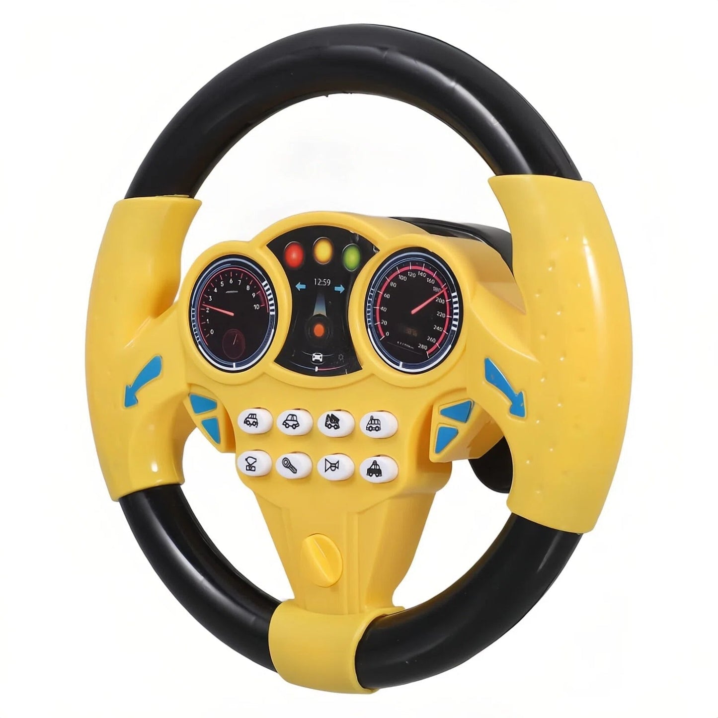 Kids Interactive Steering Wheel Toy with Lights & Sounds