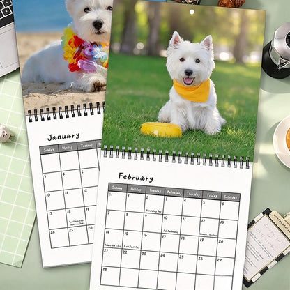 🐶 2027 West Highland White Terrier Calendar – 12 Months of Charming Dog Portraits & Happy Moments