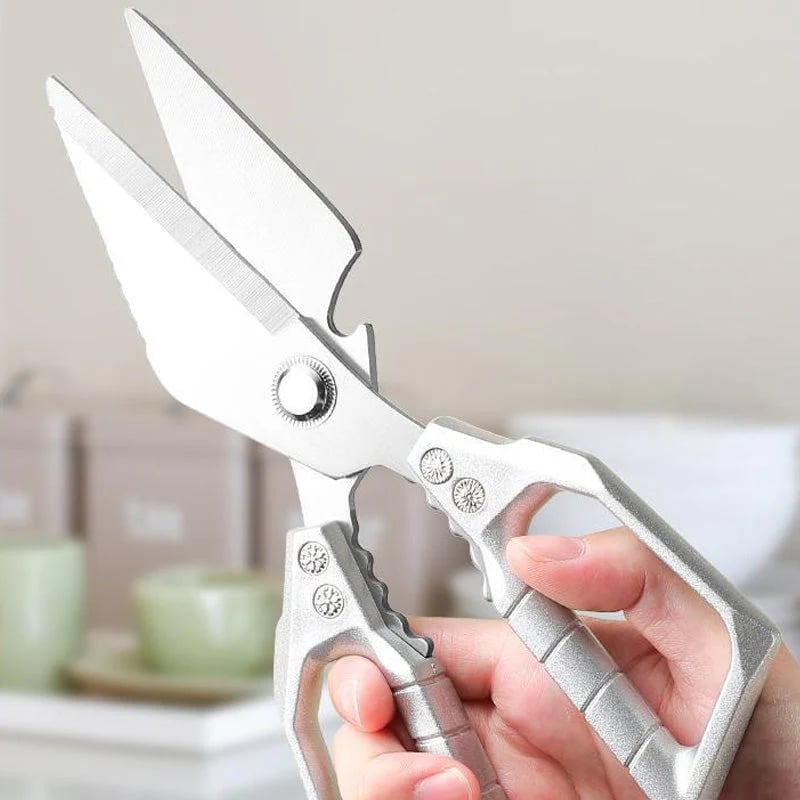 ✂️ Heavy-Duty Kitchen Scissors - Multi-Function & Dishwasher Safe, Perfect for Poultry, Herbs and Daily Use 🍗✨