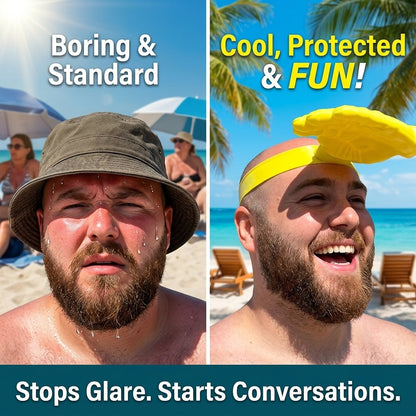 Hands-Free Hand Shade Hat – Instant Sun Protection Visor ☀️