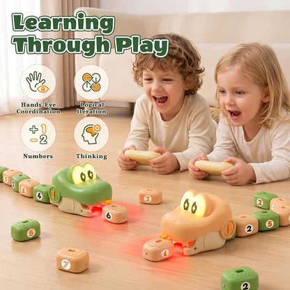 🐍Hungry Snake Family Game Set – Eat, Grow & Race