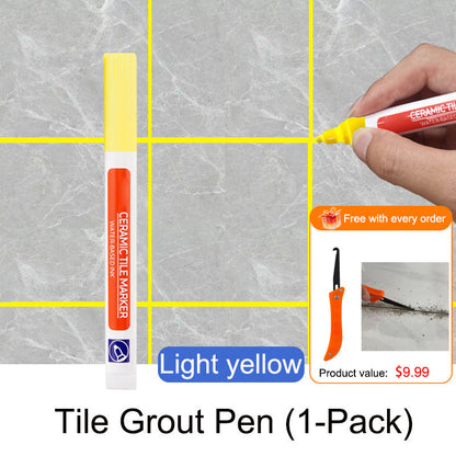 Anti-mould and waterproof joint pen for ceramic tiles