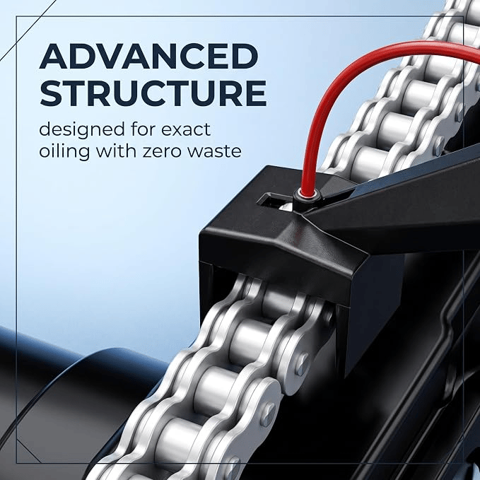 Tool For Applying Chain Lubricant Without Mess