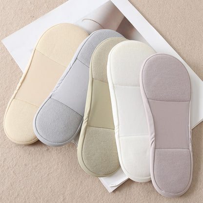 Women's Thickened Sponge-Soled Boat Socks - Sweat-Absorbent, Shock-Proof, Anti-Slip, and Invisible