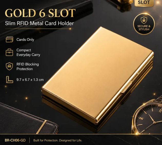 Tyiimax™ RFID Blocking Metal Card Holder
