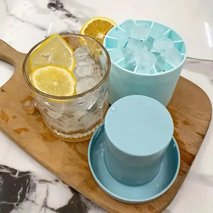 Quick Freezing Silicone Ice Cube Mold – Flexible, Reusable Ice Tray for Home Beverages