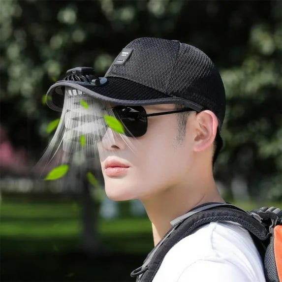 Ultralight UV Protection Baseball Cap with Solar Fan – 2026 New