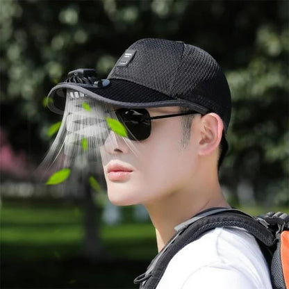 Ultralight UV Protection Baseball Cap with Solar Fan – 2026 New