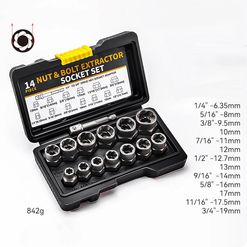🔩Damaged Screw And Bolt Extractor Set🚗