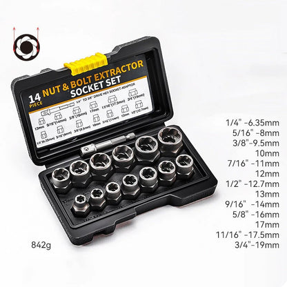 🔩Damaged Screw And Bolt Extractor Set🚗