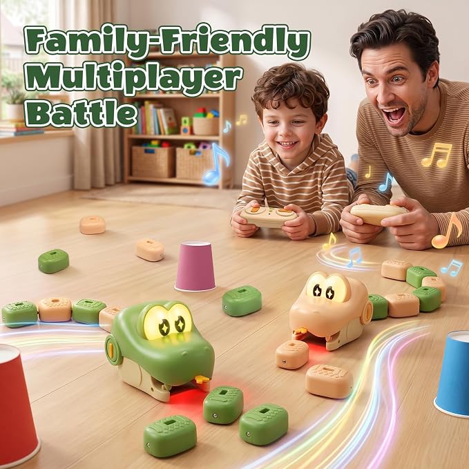 🐍Hungry Snake Family Game Set – Eat, Grow & Race
