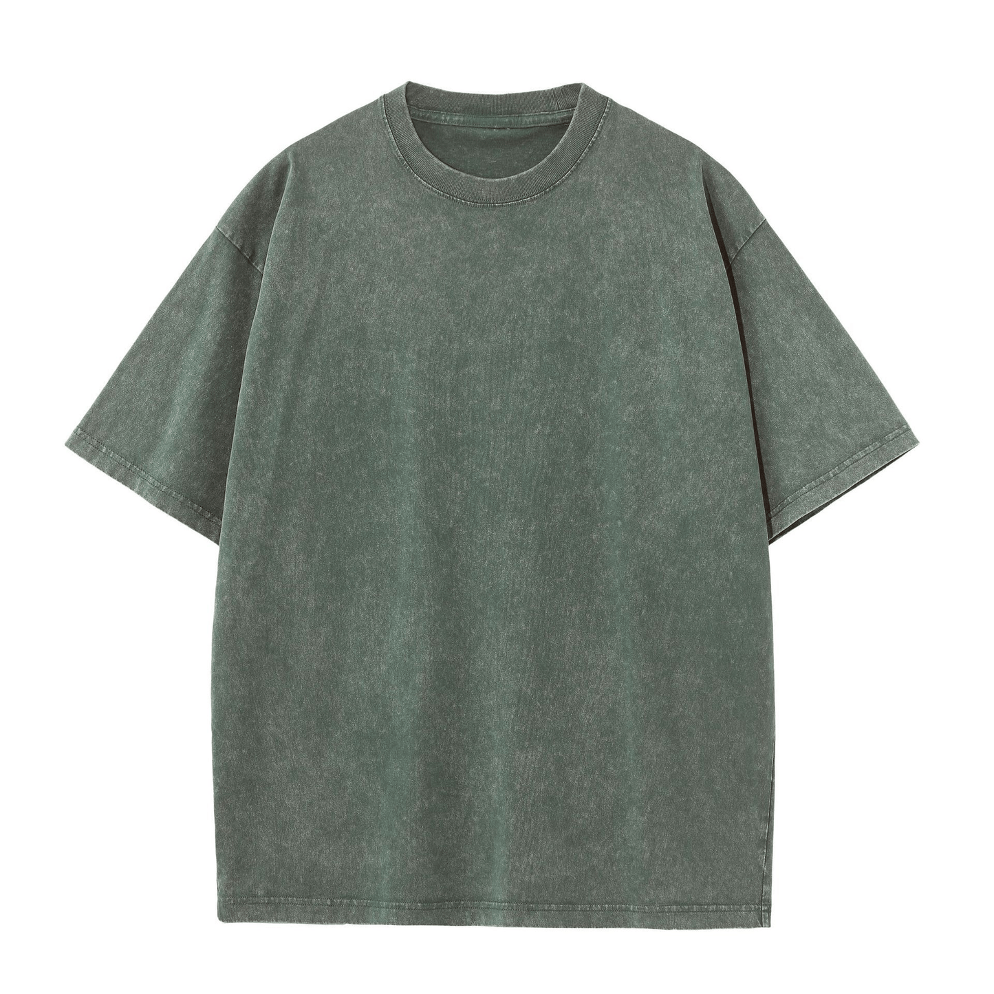 Vintage Acid Wash Heavyweight T-Shirt – 100% Cotton Oversized Tee for Men & Women
