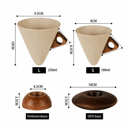 Unique ceramic coffee cup – luxury for your coffee time ☕